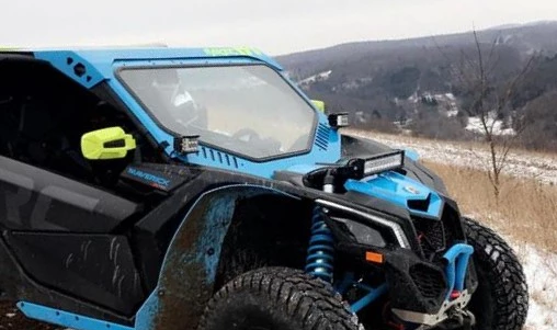 CanAm Maverick X3 / Maxx Glass Windshild by Bent Metal Offroad