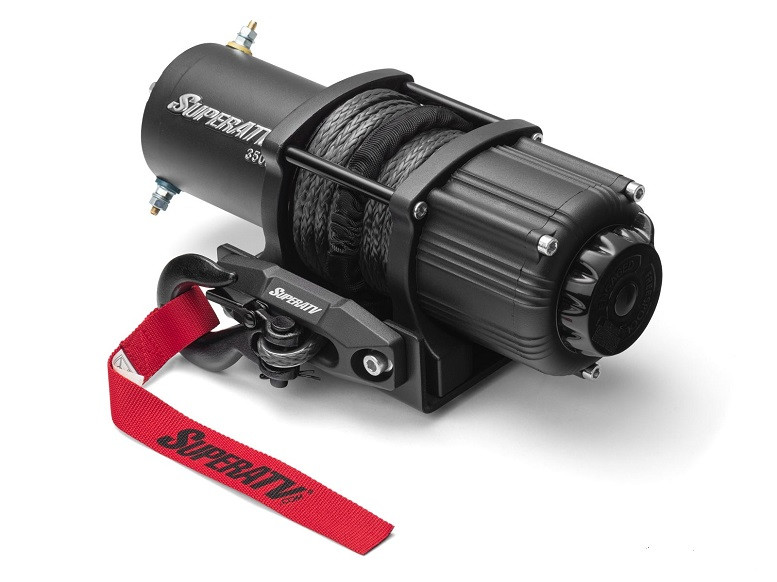 3500 Lb. Black Ops Synthetic Rope Winch for the Can-Am Commander