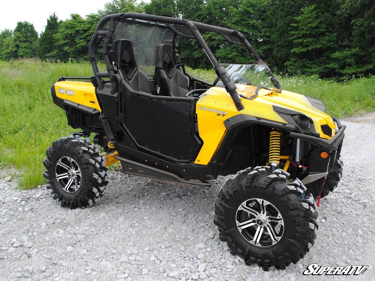 Can-Am Commander Rock Sliding Nerf Bars By SuperATV