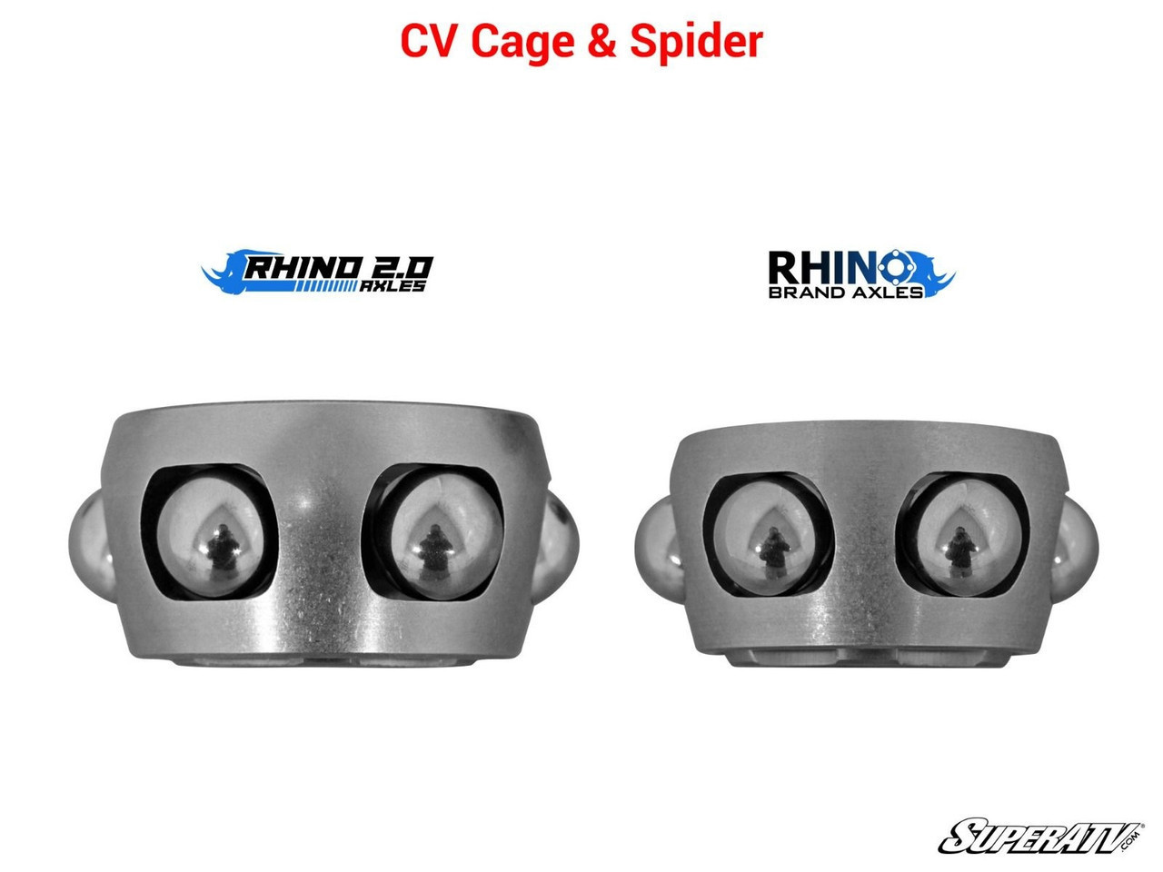 Can-Am Commander Rhino 2.0 Heavy Duty Axles by SuperATV