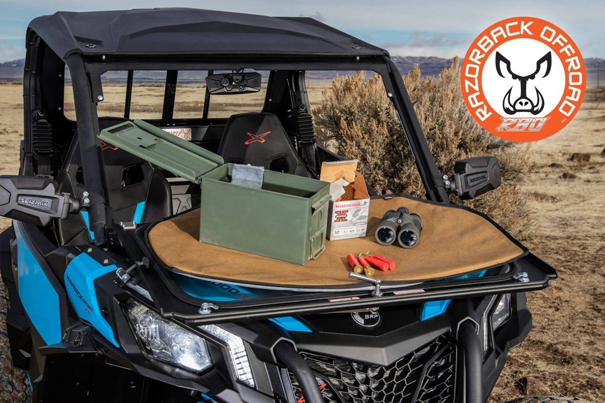 Can-Am Maverick Trail/Sport Front Folding Windshield By RazorBack