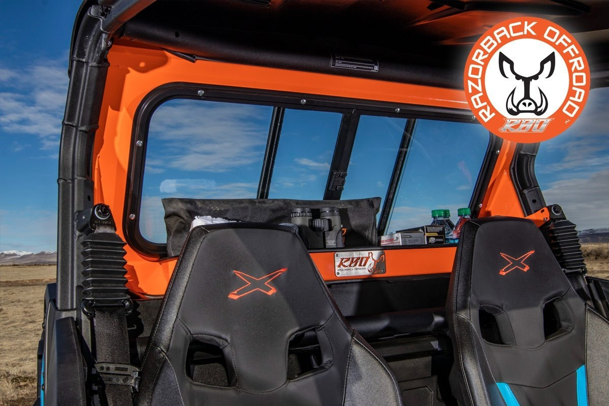 Can-Am Maverick Trail/Sport Rear Windshield By RazorBack Offroad