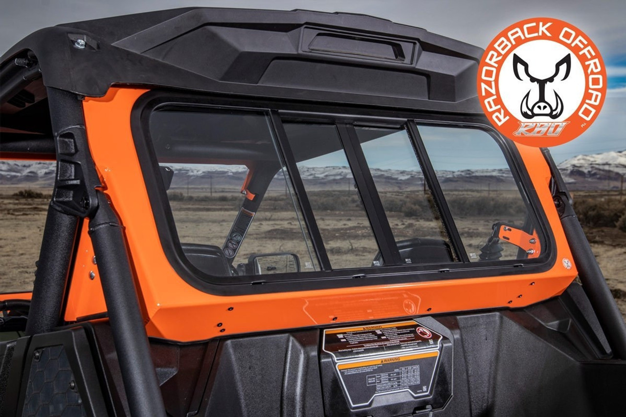 Can-Am Maverick Trail/Sport Rear Windshield By RazorBack Offroad