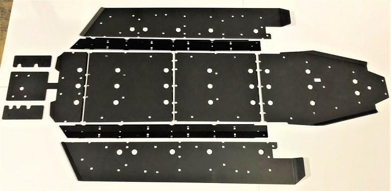 Can-Am Maverick X3 Max Full Skids with Integrated Slider Nerfs by