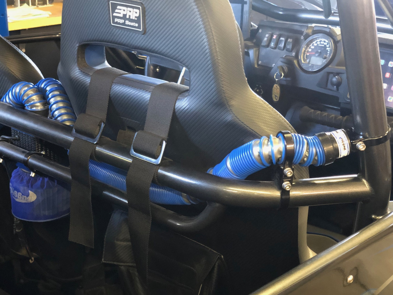 Can-Am Helmet Race Air Pumper Hose Plug Mount by Axia Alloys