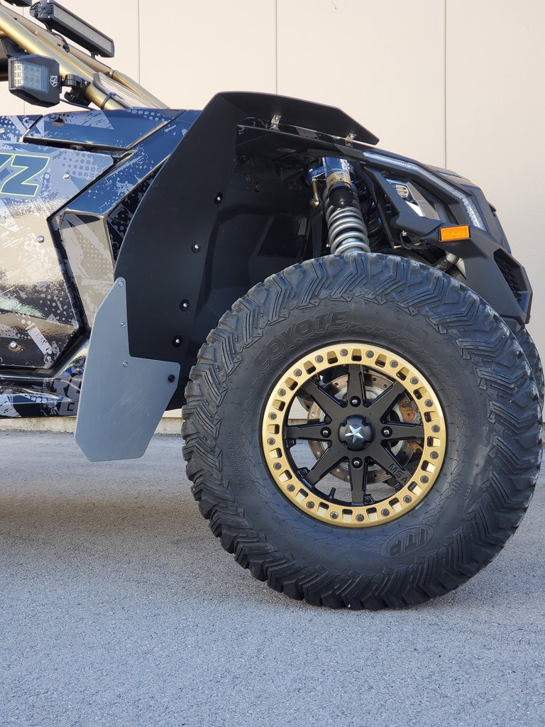 Can-Am Maverick X3 Front & Rear Mud Flaps By Rokblokz