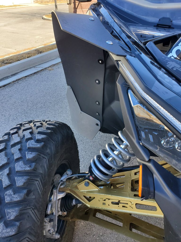 Can-Am Maverick X3 Front & Rear Mud Flaps By Rokblokz