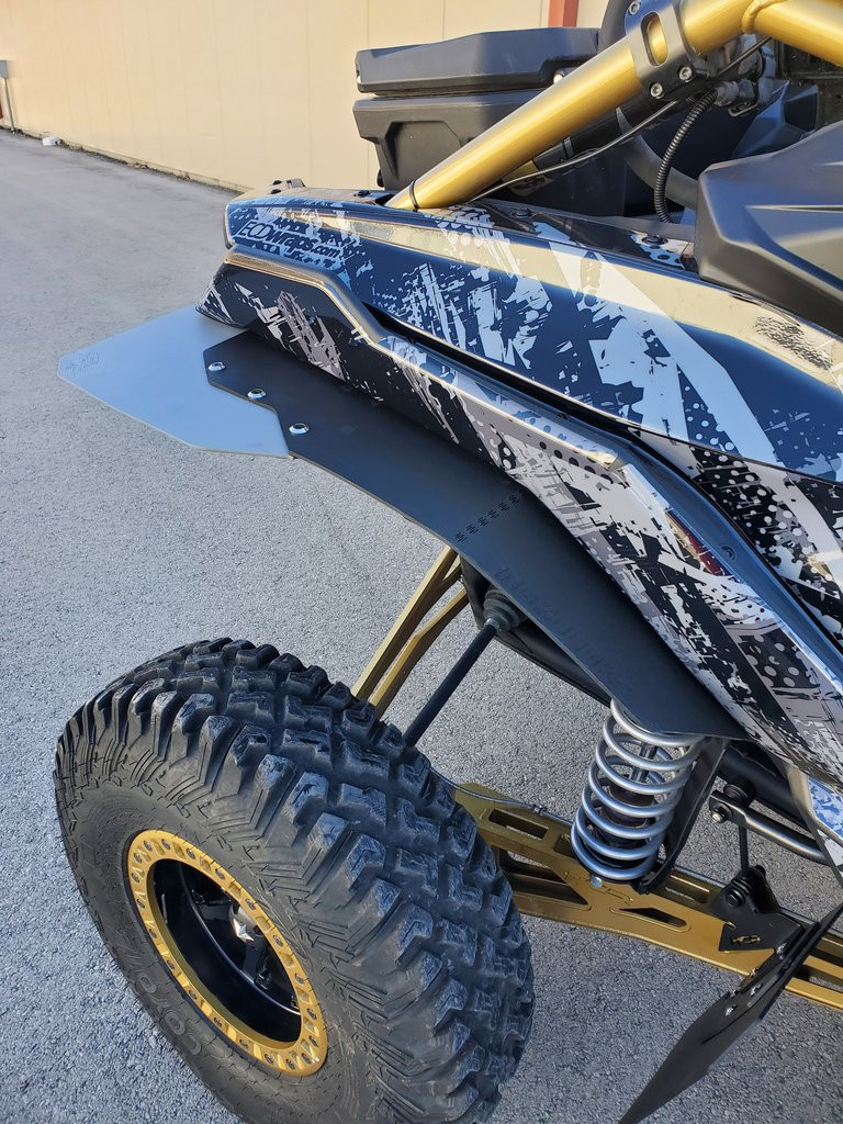 Can-Am Maverick X3 Front & Rear Mud Flaps By Rokblokz