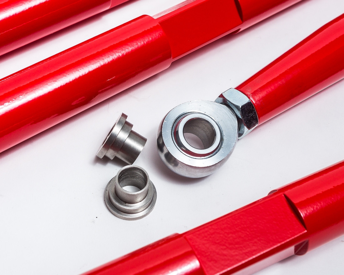 Can-Am Maverick X3 RS Red Adjustable Rear Radius Rod Set by Agency