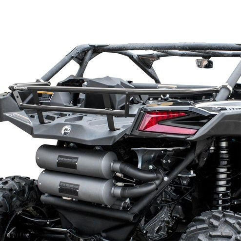 UTV Pivoting Rear Cargo Luggage Rack Spare Tire Carrier for Can-Am Maverick X3 Max 2017-2024 Replace for #715002881 715003439 - 201355758