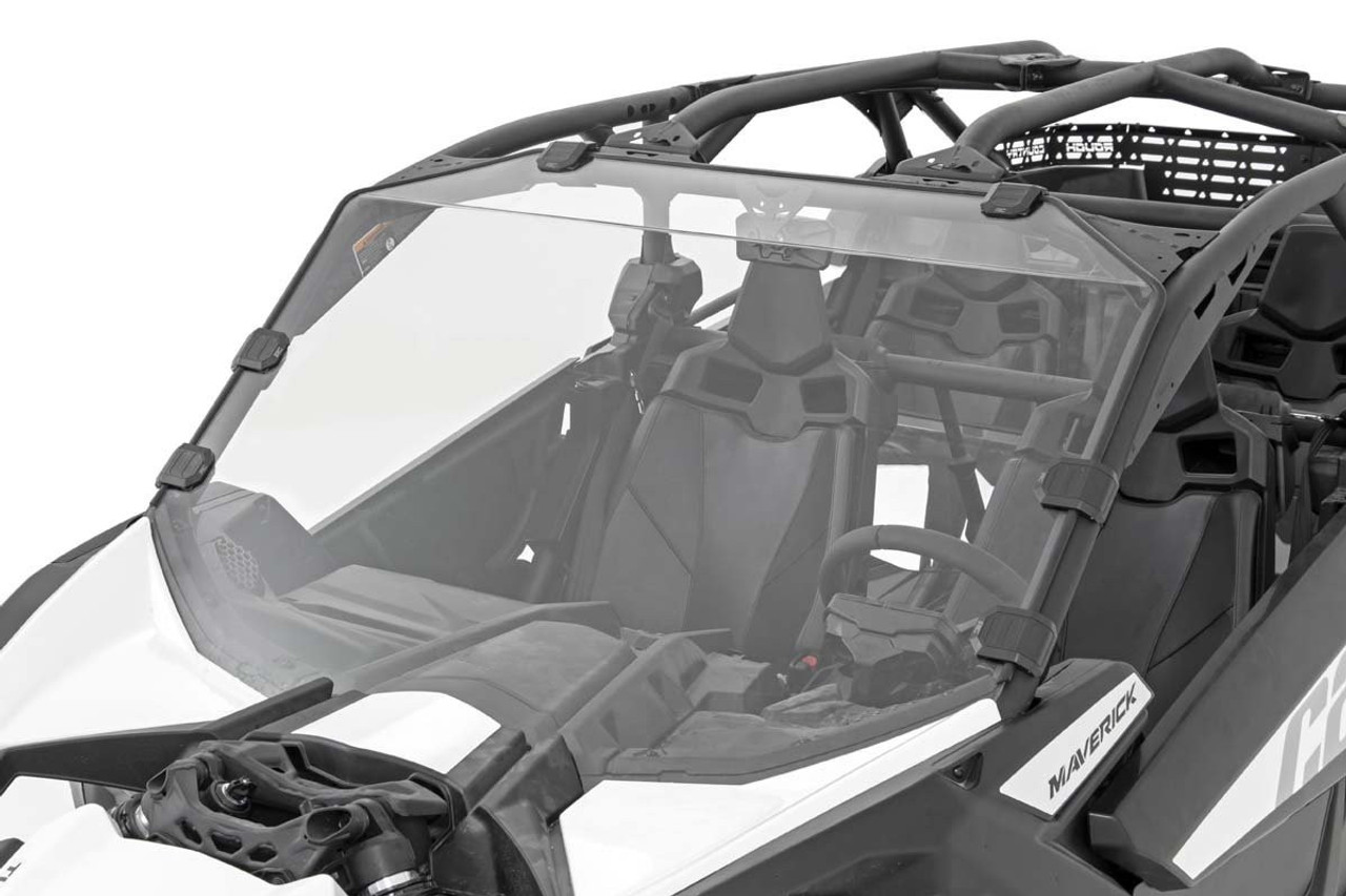 Can-Am Maverick X3 Full Windshield (Scratch Resistant) by Rough