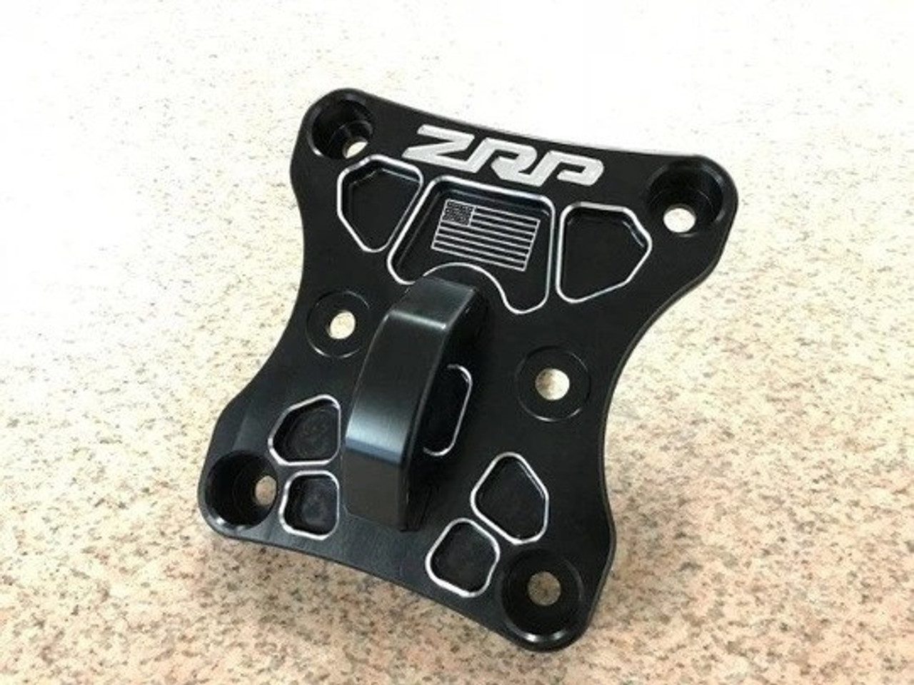 CanAm X3 Radius Rod Plate With DRing ( Black ) HCR Racing