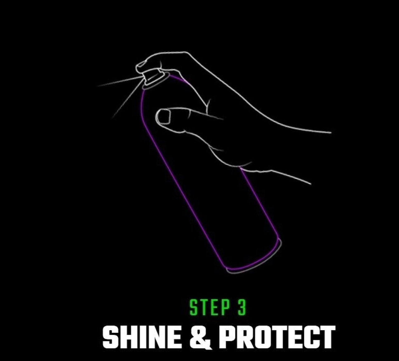 Slick Products 3-pack Shine & Protectant Spray - 20719445