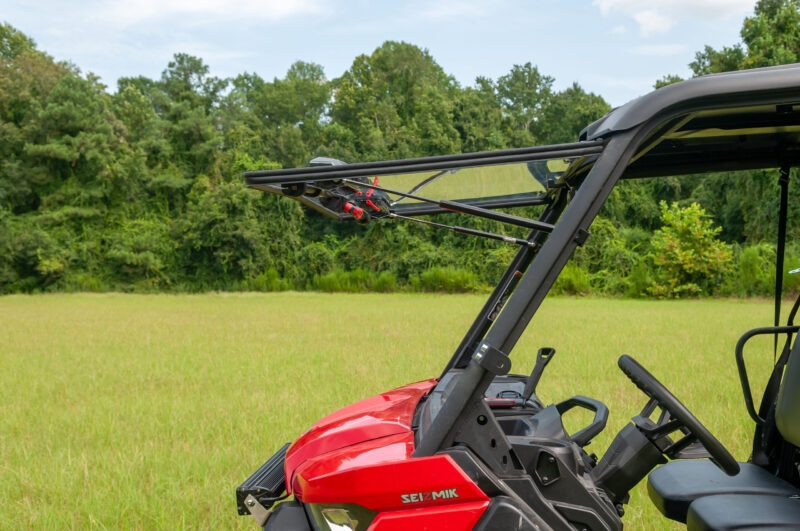 Can-Am Defender Flip-Up Vented Windshield (Scratch Resistant