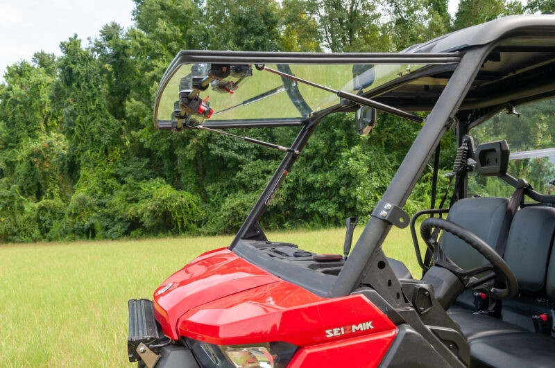 Can-Am Defender Flip-Up Vented Windshield (Scratch Resistant