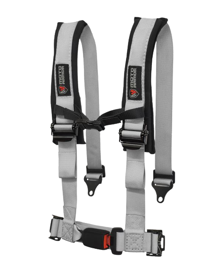 Can-Am Four Point Harness Gray by Moto Armor - MA-HRN-OEM-GRY-ECO