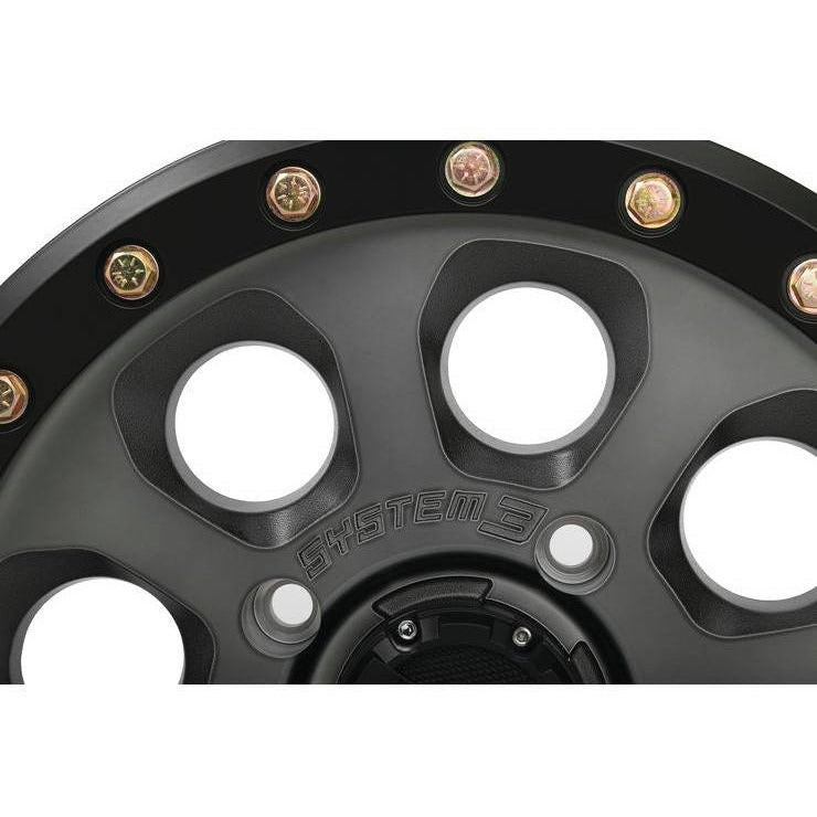 Can-Am SB-7 Beadlock Wheel Titanium by System 3 - 522951-XX-ECO