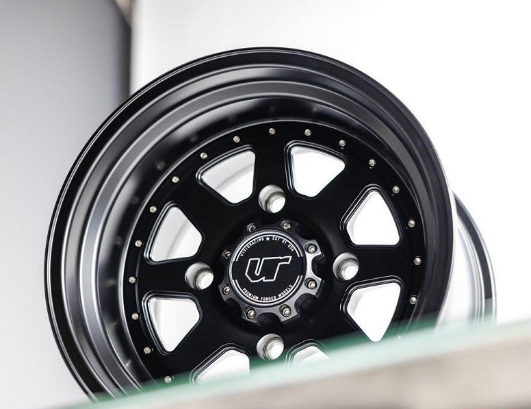 Can-Am 15X7 Matte Black D15 Wheel Package by VR Forged - VRF-D15-X3-SQ-MBLK