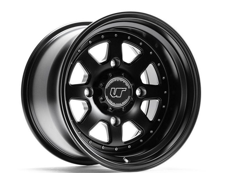 Can-Am 15X7 Matte Black D15 Wheel Package by VR Forged - VRF-D15-X3-SQ-MBLK