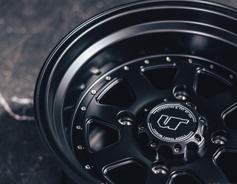 Can-Am 15X7 Matte Black D15 Wheel Package by VR Forged - VRF-D15-X3-SQ-MBLK