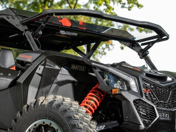 Can-Am Maverick X3 MaxDrive Powered Flip Windshield by SuperATV