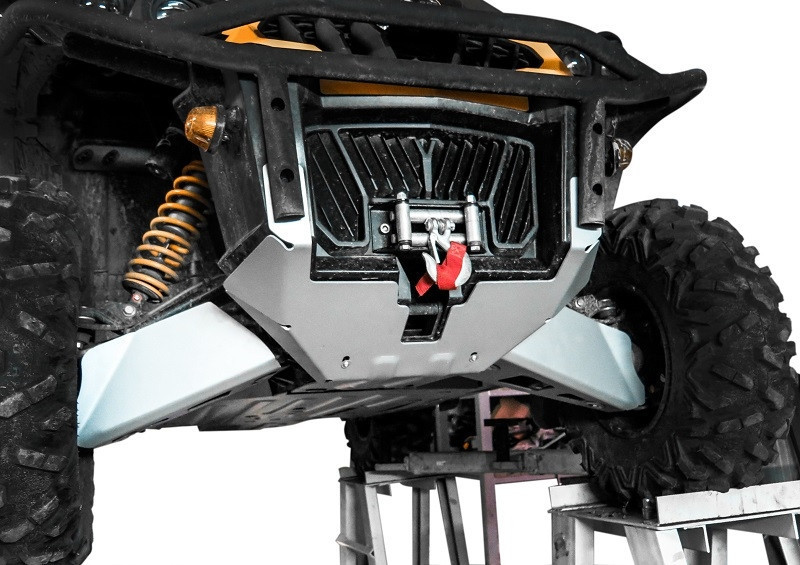 CanAm Commander Alloy Central Skid Plate by Rival Powersports 2444.