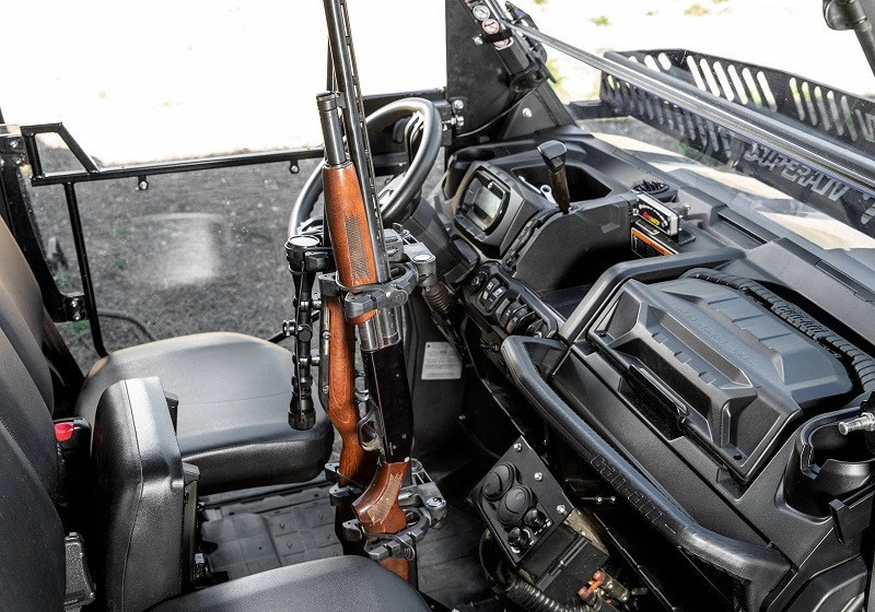 CanAm Defender FloorMounted Gun Holder by SuperATV FMGHCADEF00