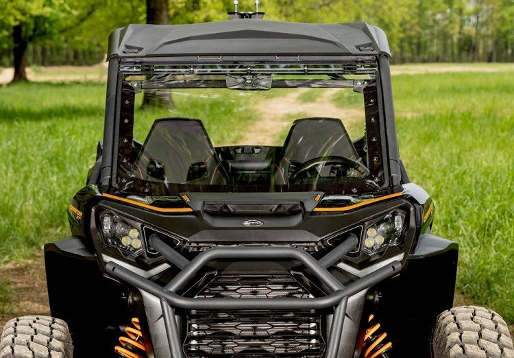 Can-Am Commander Maxdrive Power Flip Windshield by SuperATV - PFWS