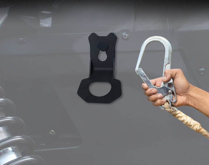 WEISEN Steel Tie Down Hooks Front & Rear For Can Am Maverick X3 MAX RR DS – Bolt-On, No Drilling Needed