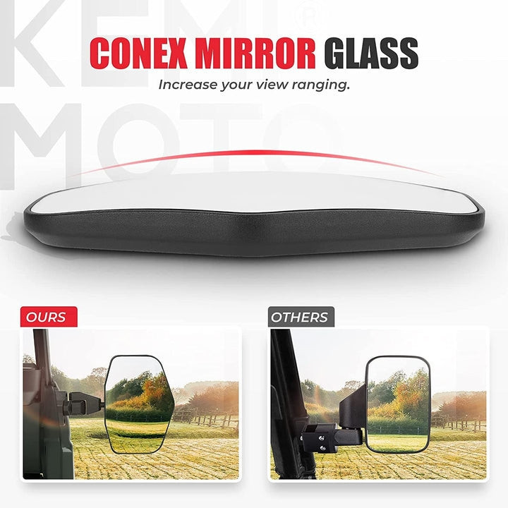 Enhance Safety & Style with CanAm Defender Aluminum Side Mirrors