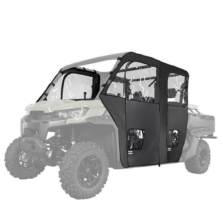 Enhance Your Can-Am Defender Max with Kemimoto Soft Cab Enclosure