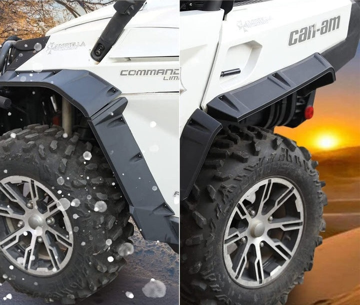 Enhance your Can-Am Commander with Kemimoto Heavy Duty Fender Flares!