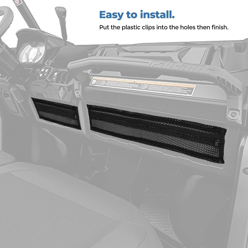 Effortlessly Organize Your CanAm Defender with Kemimoto's Dash Net Kit