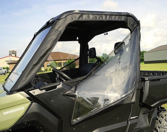 Enhance Your Can-Am Defender with Seizmik's Zippered Soft Upper Doors!