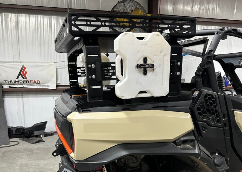 Can-Am Commander/Maverick/Defender Adjustable UTV Bed Rack by Thumper ...