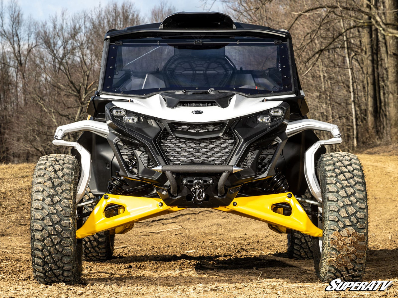 Can-Am Maverick R MaxDrive Power Flip Windshield by SuperATV PFWS