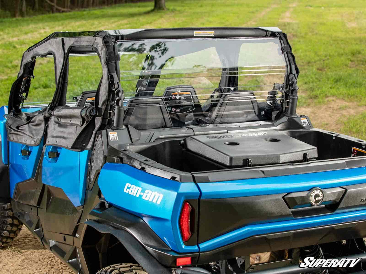 Can-Am Commander Rear Windshield by SuperATV RWS-CA-COM4-75