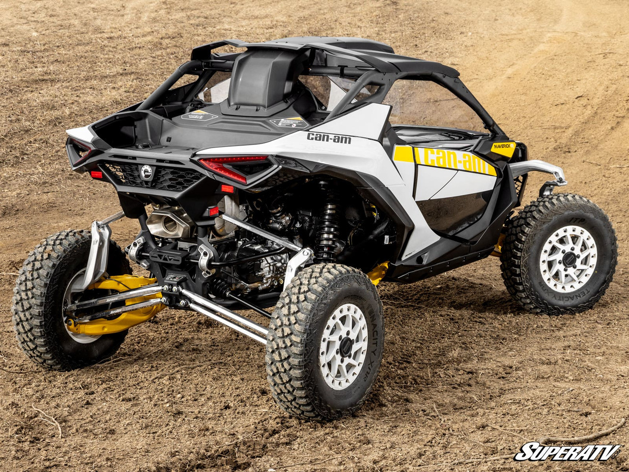 Can-Am Maverick R Scratch-Resistant Rear Windshield by SuperATV