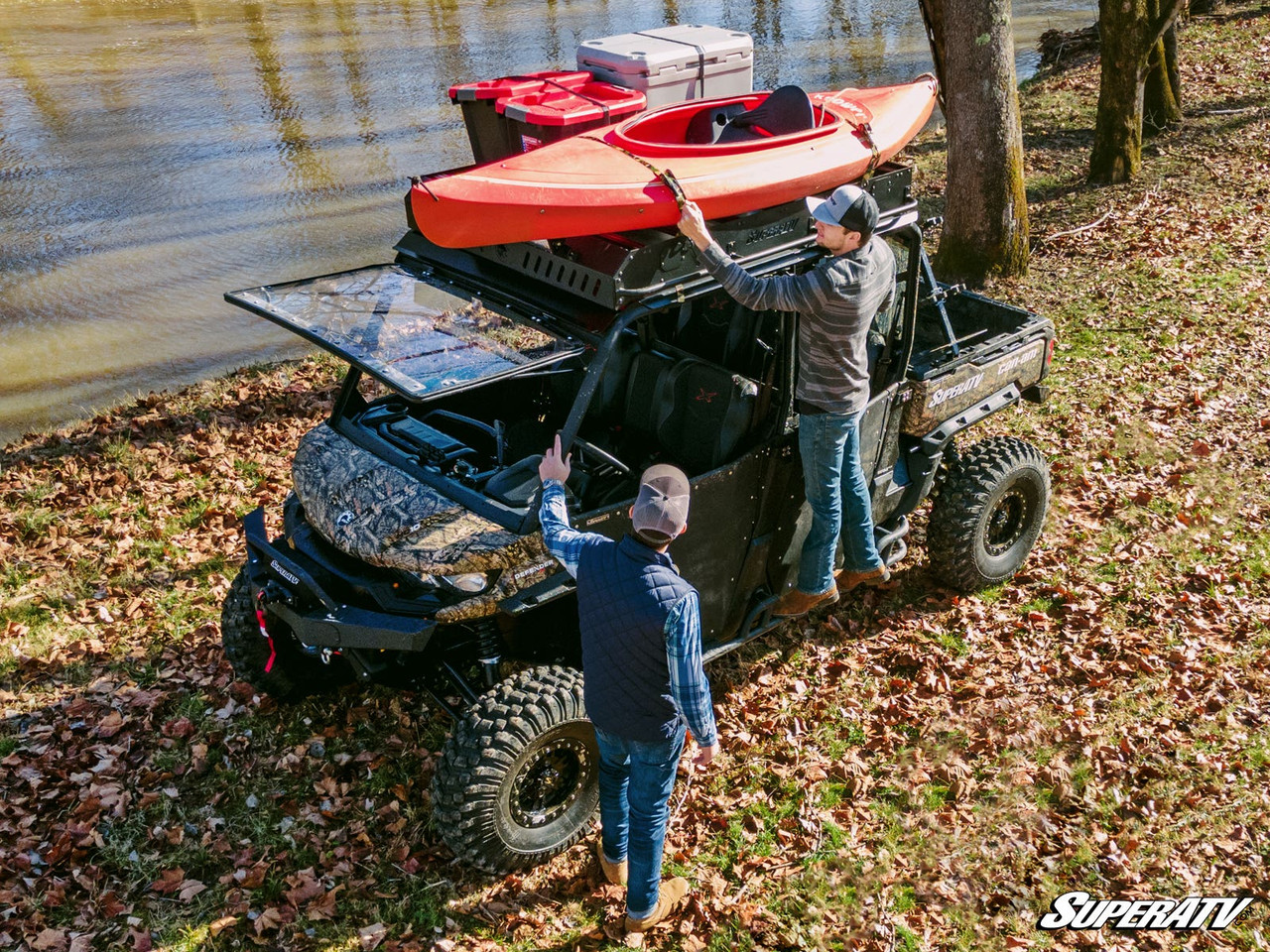 Can-Am Defender MAX Outfitter Roof Rack by SuperATV CRS-CA-DEFMAX-CONF