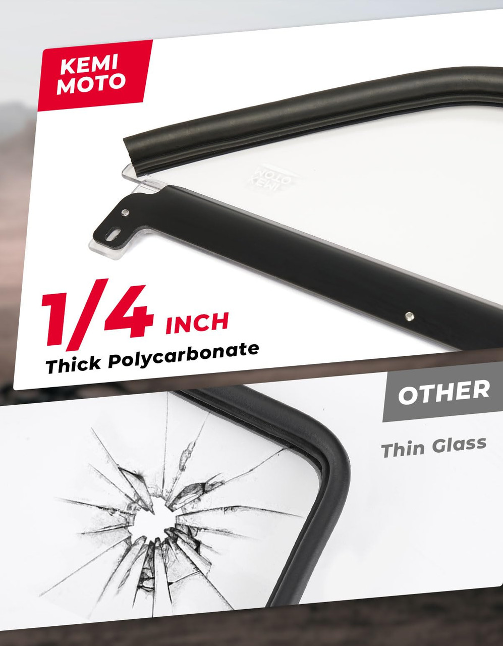 Can-Am Maverick X3/X3 Max Upgraded Scratch Resistant Flip