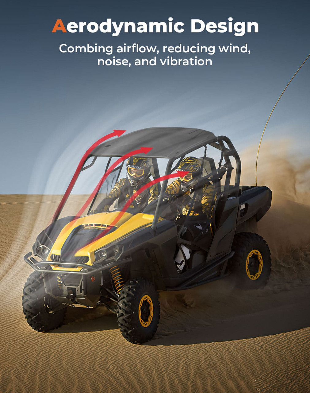 Can-Am Commander/ Maverick Upgraded Hard Roof by Kemimoto