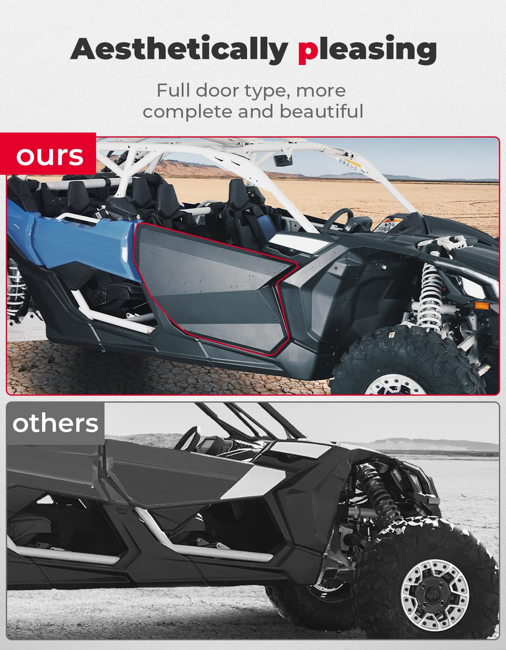 Can-Am Maverick X3/ Maverick X3 Max Set of Front Full Aluminum