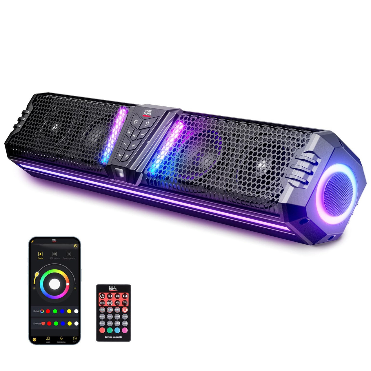 Can-Am Maverick/Defender/Commander Midnight Sound Bar by Kemimoto
