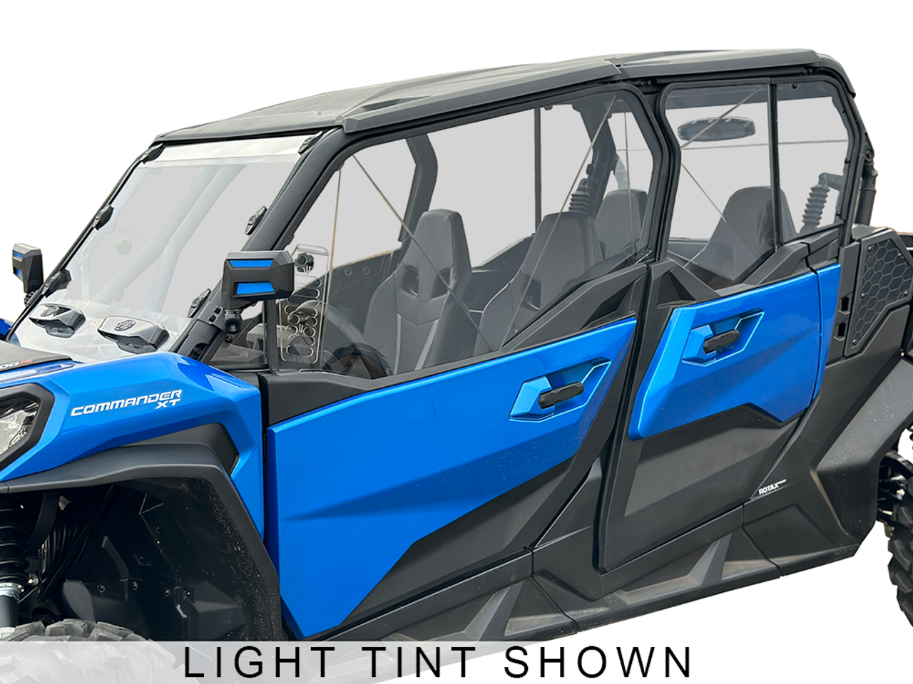 Can Am Commander Max Venting Polycarbonate Upper Doors Kit by Spike