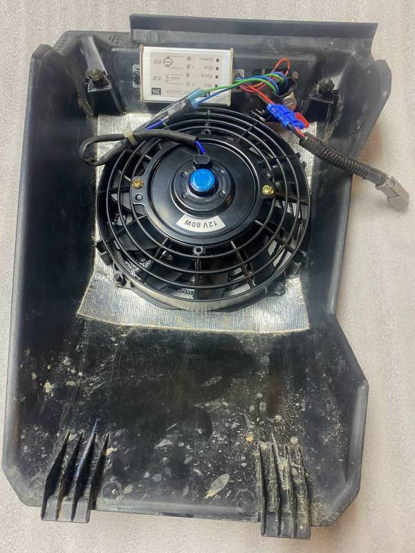 Can-Am Maverick X3 Heater Fan Guard (DIY Kit-plate only) by EMP 14505