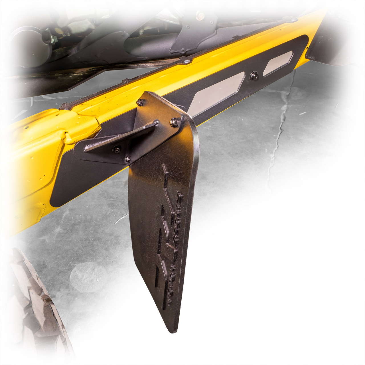 Can-Am Maverick R Billet Rear Aluminum Mud/Rock Guard Kit by DRT
