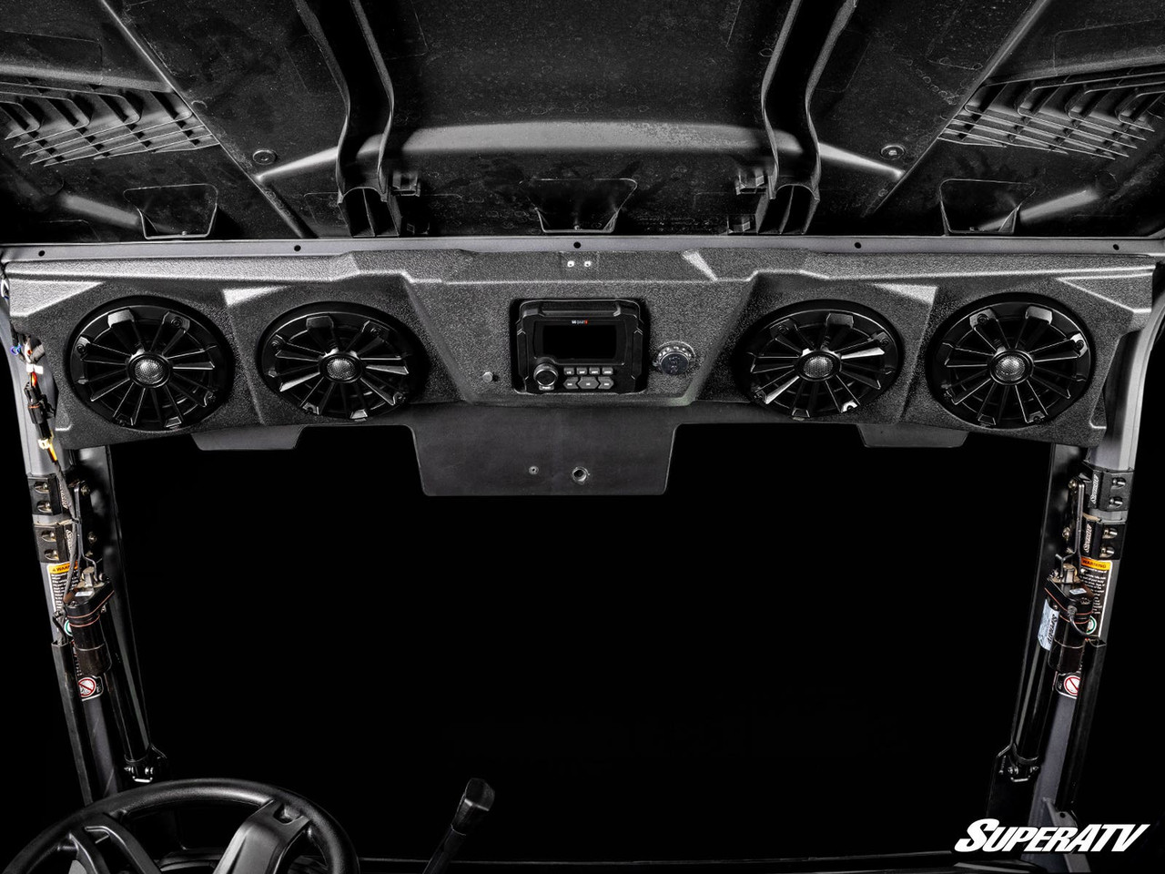 Can-Am Defender MB Quart 320-Watt Stage 4 Tuned Four-Speaker Visor