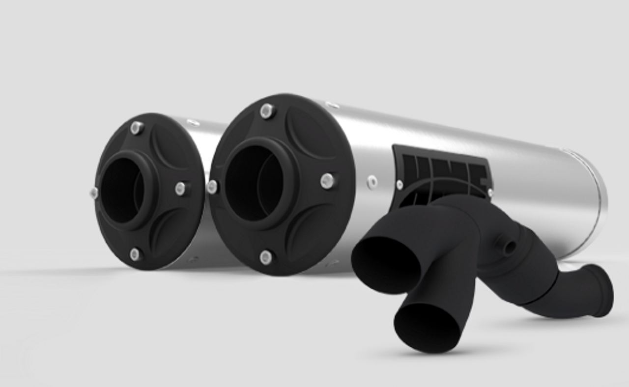 Can-Am Maverick R Titan SS Exhaust System by HMF Racing - 81664D63-ECO