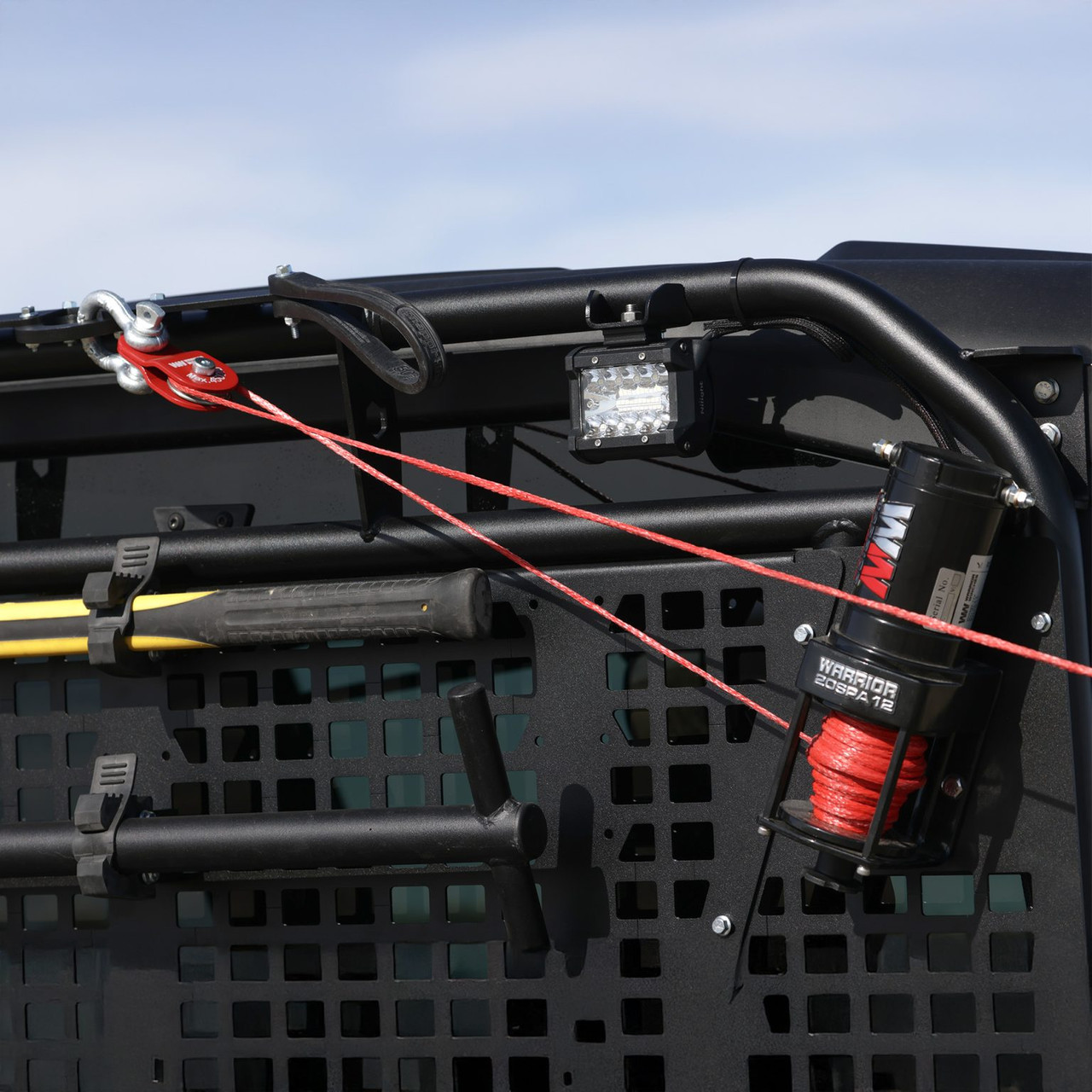 Can-Am Defender Sidepuller Rear Winch Rack (Headache) by Razorback