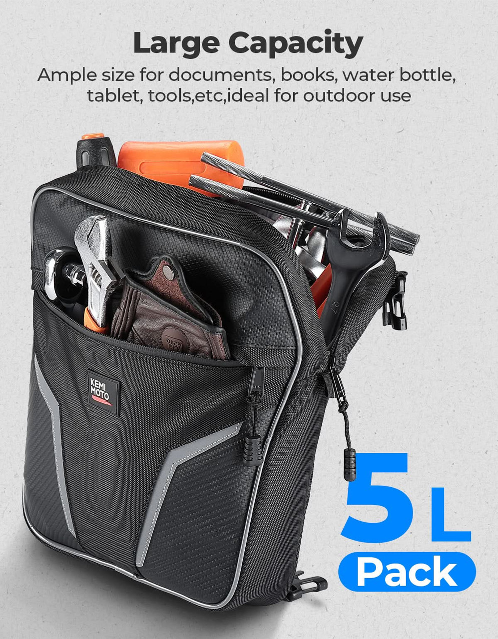 Can-Am Maverick/Defender Door Storage Bags by Kemimoto - B0113